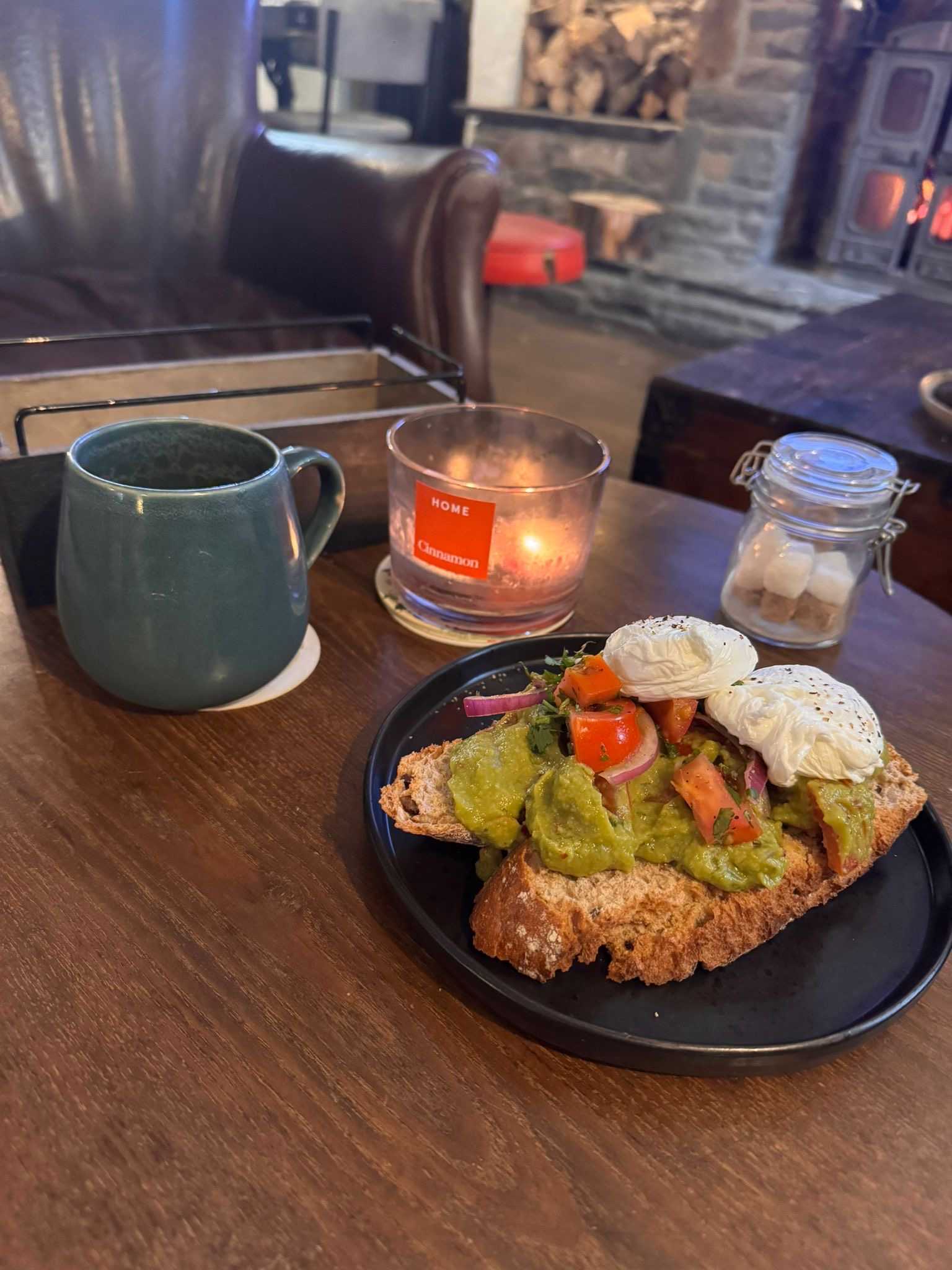 Breakfast menu at The Friendly Fox