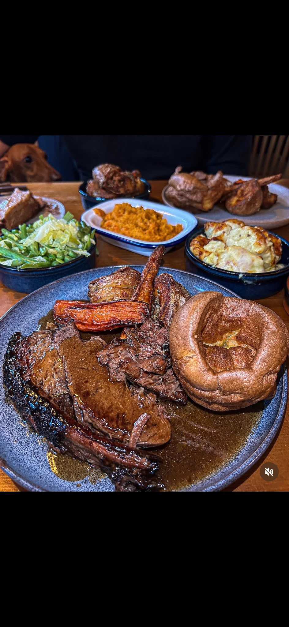 Sunday lunch menu at The Friendly Fox